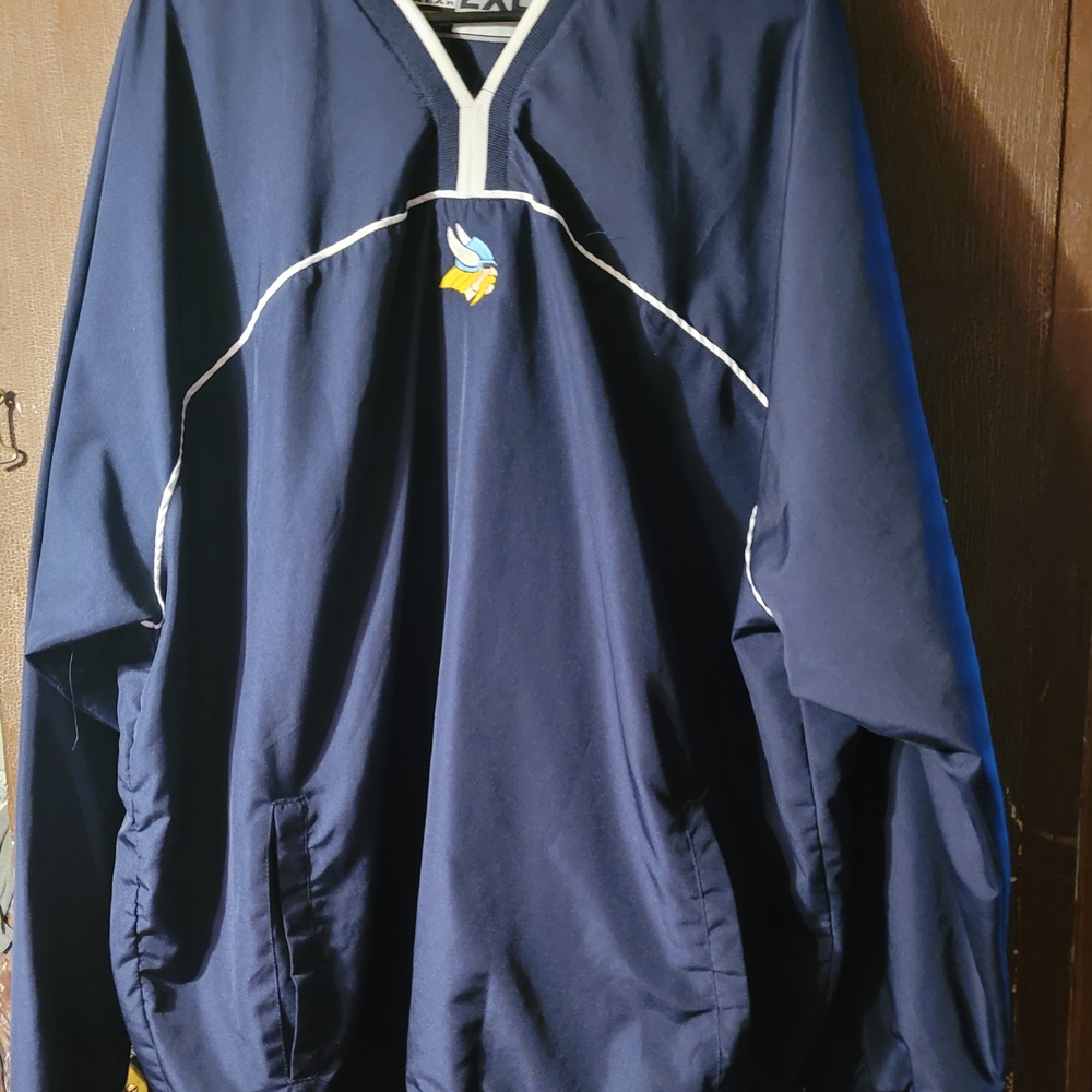 Blue Vikings Team Wear Lightweight Jacket V-Neck 2XL